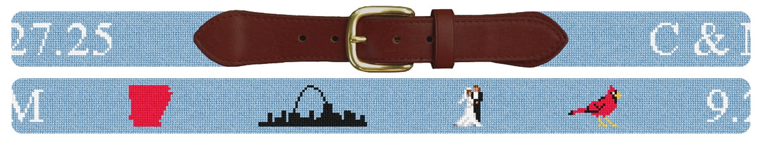 Custom Needlepoint Belt