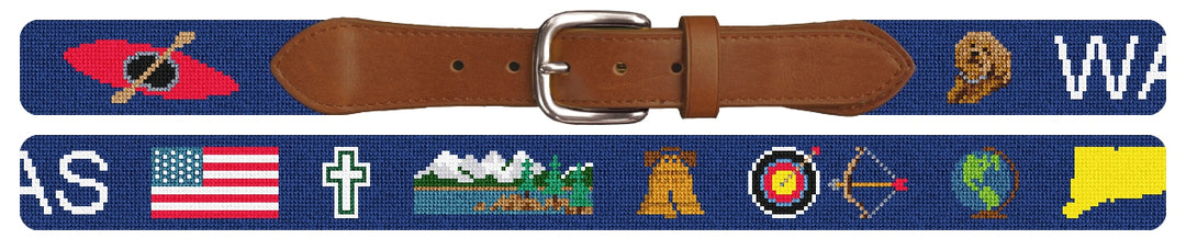 Custom Needlepoint Belt