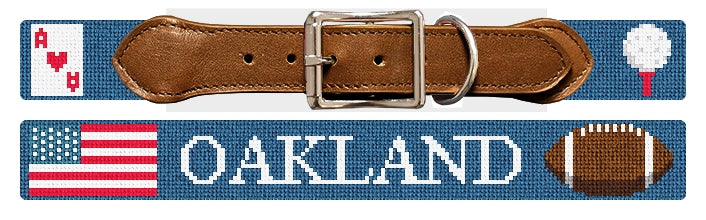 Custom Needlepoint Dog Collar