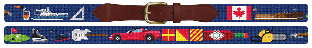Custom Needlepoint Belt