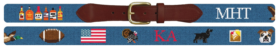 Custom Needlepoint Belt