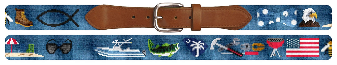 Custom Needlepoint Belt