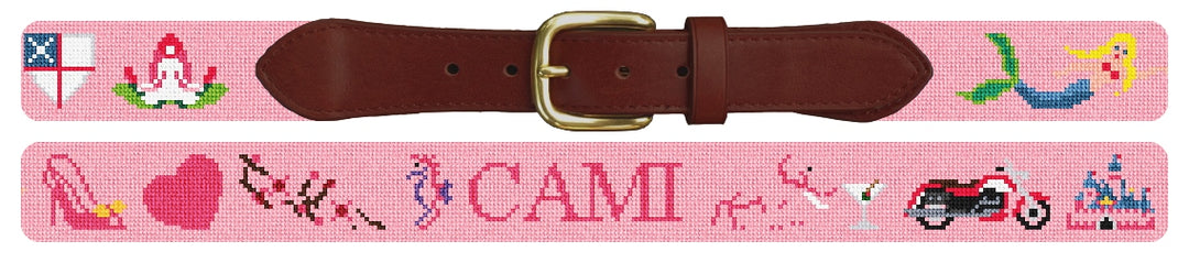 Custom Needlepoint Belt