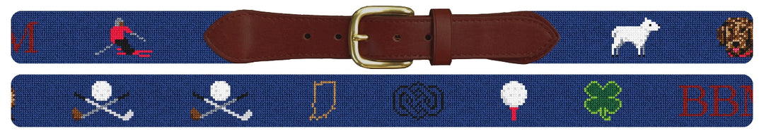 Custom Needlepoint Belt