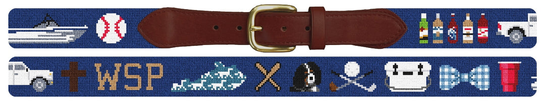Custom Needlepoint Belt