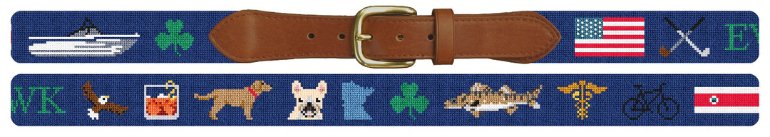 Custom Needlepoint Belt