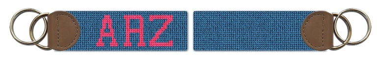Custom Needlepoint Key Fob