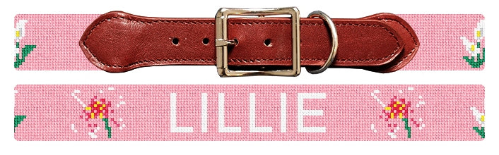 Custom Needlepoint Dog Collar