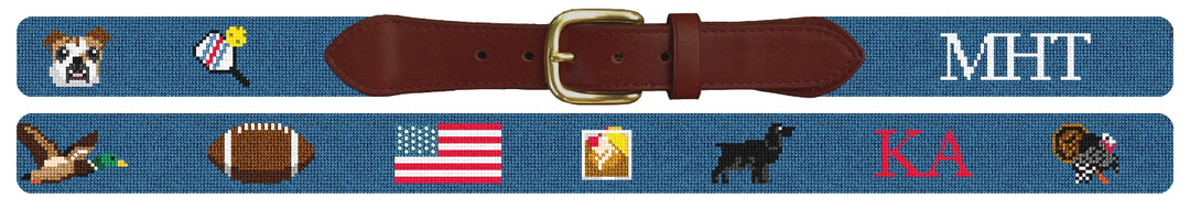 Custom Needlepoint Belt
