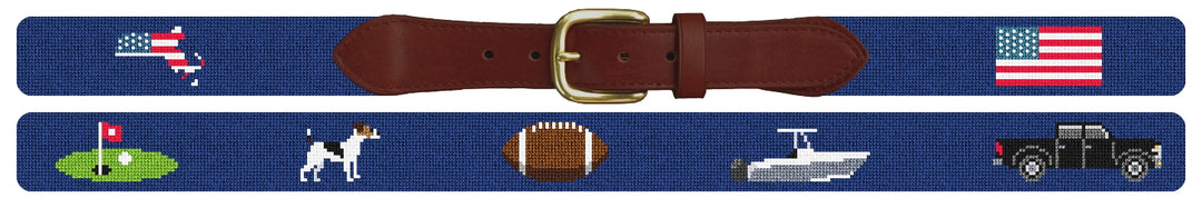 Custom Needlepoint Belt
