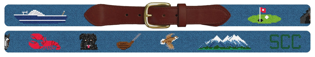 Custom Needlepoint Belt