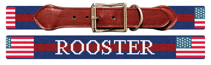 Custom Needlepoint Dog Collar