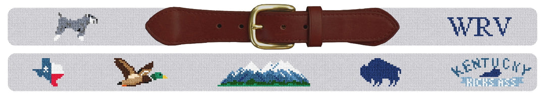 Custom Needlepoint Belt