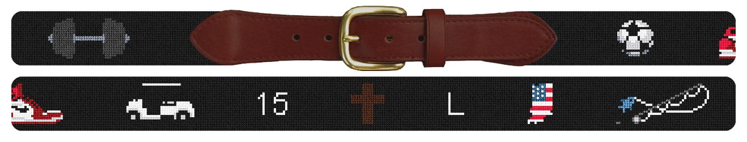 Custom Needlepoint Belt