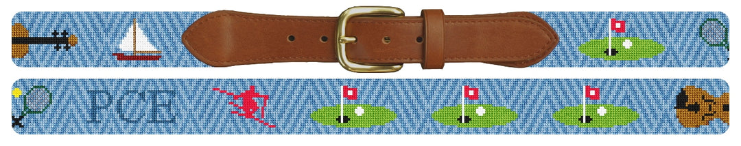 Custom Needlepoint Belt