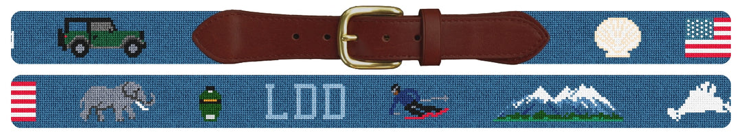 Custom Needlepoint Belt