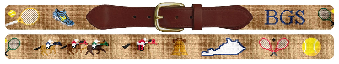 Custom Needlepoint Belt