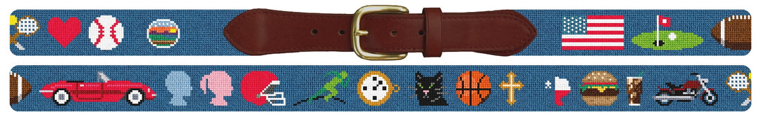 Custom Needlepoint Belt