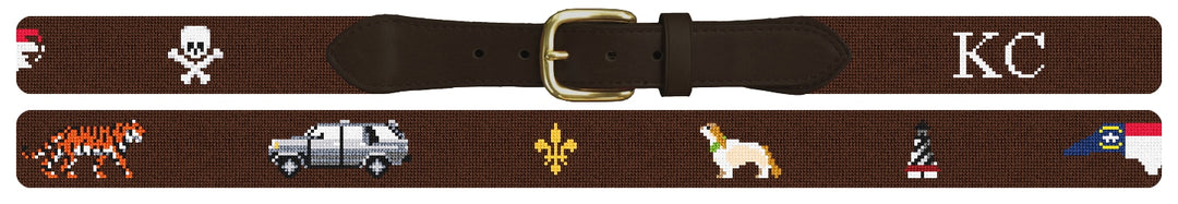 Custom Needlepoint Belt