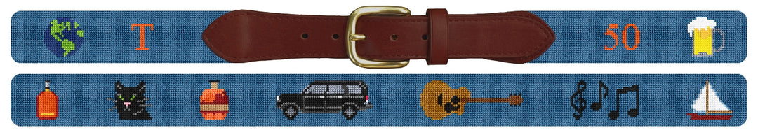 Custom Needlepoint Belt