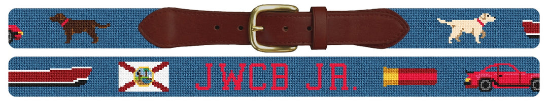 Custom Needlepoint Belt