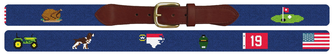 Custom Needlepoint Belt