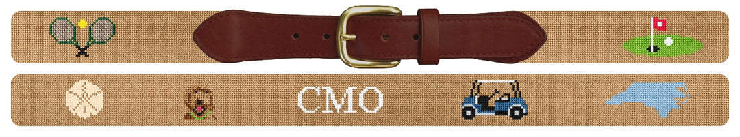 Custom Needlepoint Belt