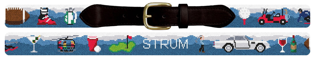 Custom Needlepoint Belt