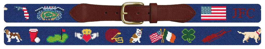 Custom Needlepoint Belt