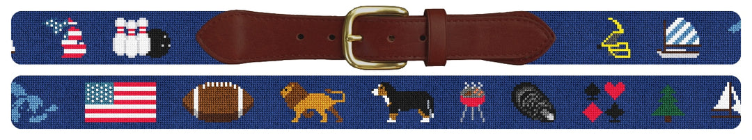 Custom Needlepoint Belt