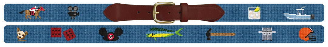 Custom Needlepoint Belt