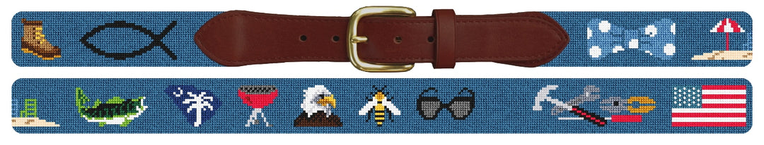 Custom Needlepoint Belt