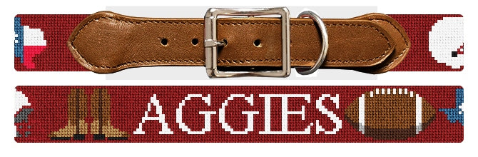 Custom Needlepoint Dog Collar