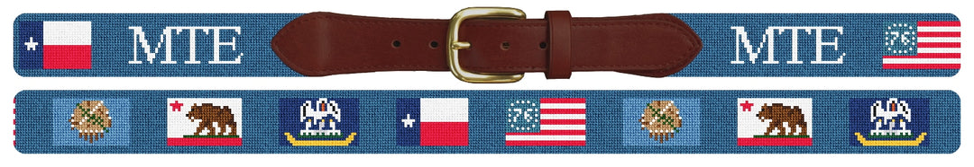 Custom Needlepoint Belt