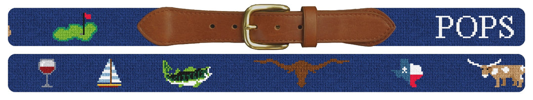 Custom Needlepoint Belt
