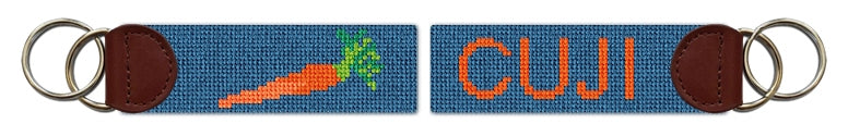 Custom Needlepoint Key Fob