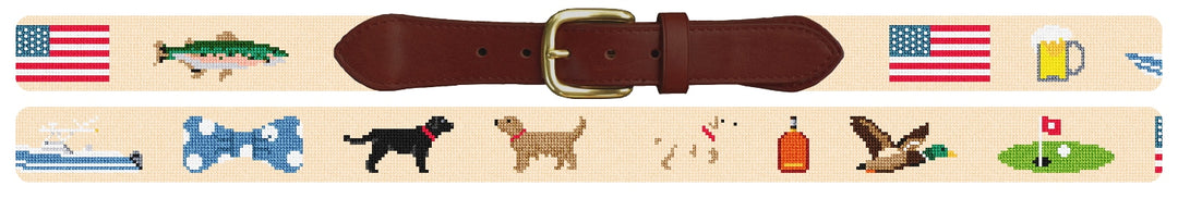 Custom Needlepoint Belt
