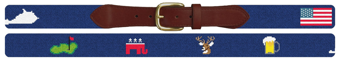 Custom Needlepoint Belt