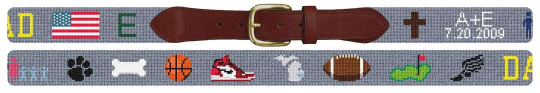 Custom Needlepoint Belt
