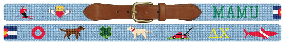 Custom Needlepoint Belt