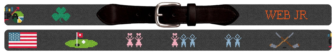 Custom Needlepoint Belt