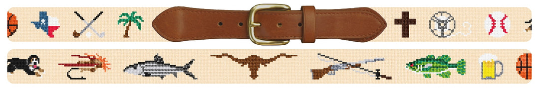 Custom Needlepoint Belt