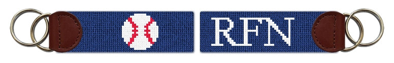Custom Needlepoint Key Fob