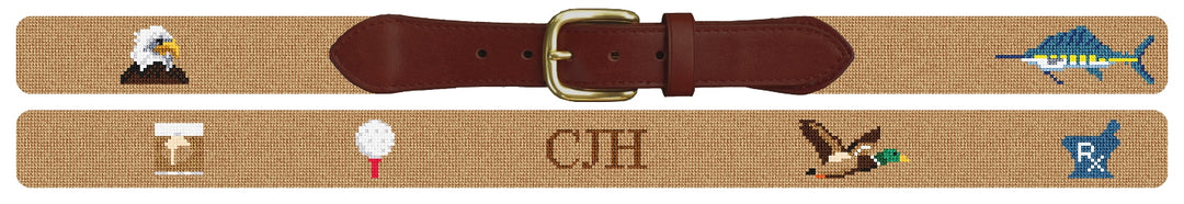 Custom Needlepoint Belt