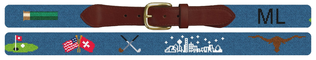 Custom Needlepoint Belt