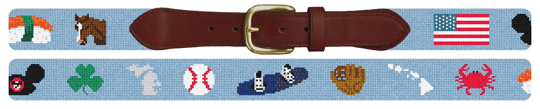 Custom Needlepoint Belt