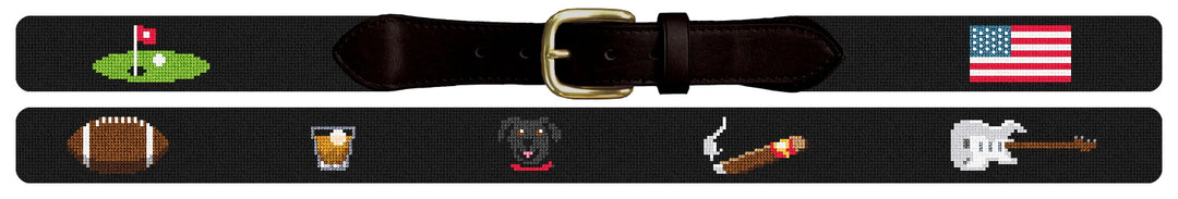 Custom Needlepoint Belt