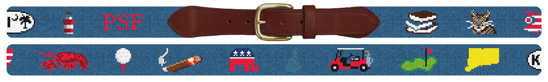 Custom Needlepoint Belt