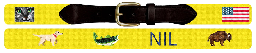 Custom Needlepoint Belt