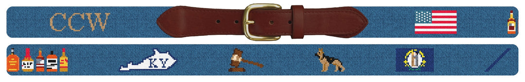 Custom Needlepoint Belt